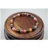 Image 1 : Natural Tourmaline Round Beads Bracelet