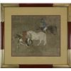 Image 1 : "Tribute Horses II" with Mark and Frame.