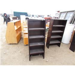 WOOD SHELF CABINET 24X61"