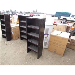 WOOD SHELF CABINET 24X61"