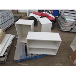 3 CUPBOARD TOPS, NO DOORS 2 - 27X19, 1 - 30X21