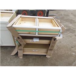 CUPBOARD BOTTOM, NO DOORS, 33X34