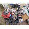Image 1 : PALLET OF VAC HOSE, PLUMBING, SINK REPAIR KITS, ETC
