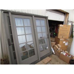 GARDEN DOORS, METAL DOUBLE 78WX84T