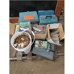 PALLET OF ENTITY TOOL CASES, ETC.