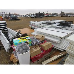 11 PALLETS OF SHELVING, PEG BOARD, PLATFORMS, UPRIGHTS FROM 'PETLAND STORE'