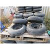 Image 1 : SET OF 4 TIRES, CARLISLE 4.80-8NHS, SMOOTH IMPLEMENT