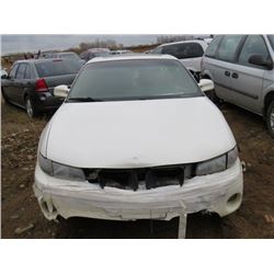 2002 PONTIAC GRAN PRIX, WHITE, VIN 1G2WP52K22F254170 SALVAGE