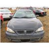 Image 1 : 2003 PONTIAC GRAND AM BLACK, VIN 1G2NF52E03C309601 SALVAGE