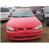 Image 1 : 2004 PONTIAC GRAND AM RED, VIN 1G2NW12E94M684102 SALVAGE