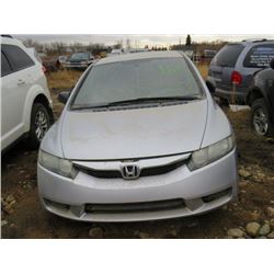 2010 HONDA CIVIC, VIN 2HGFA1E4XAH006363 CALL ON HIGH BID