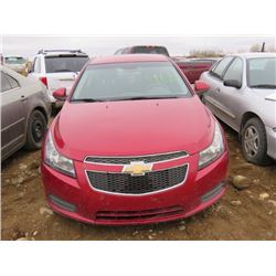 2012 CHEV CRUZE, VIN 1G1PF5SC7219060 CALL ON HIGH BID