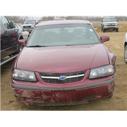 2002 CHEV IMPALA, KEYS VIN 2G1WF55E529326226