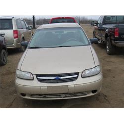 2003 CHEV MALIBU KEYS, SK REG'D VIN 1G1ND52J53M725015
