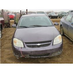 2006 CHEV COBALT, KEYS, SK REG'D VIN 1G1AL15F267633512