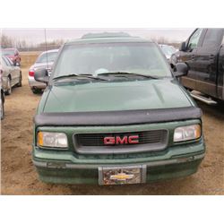 1997 GMC SONOMA, KEYS, SK REG'D VIN 1GTCS19X6V8500802