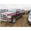 Image 3 : 2002 DODGE RAM 1500 QUAD 4WD, VIN 1D7HU18Z52S547875, SALVAGE