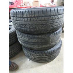 3 TIRES FIRESTONE FIRE HAWK GT 245/45/R20 W/RIMS