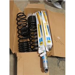 SET OF 4 GAS PRESSURE SHOCKS, 2 SPRINGS