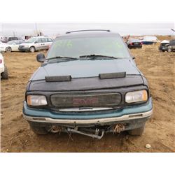1997 GMC JIMMY VIN 1GKDT13W8V2543529, SALVAGE