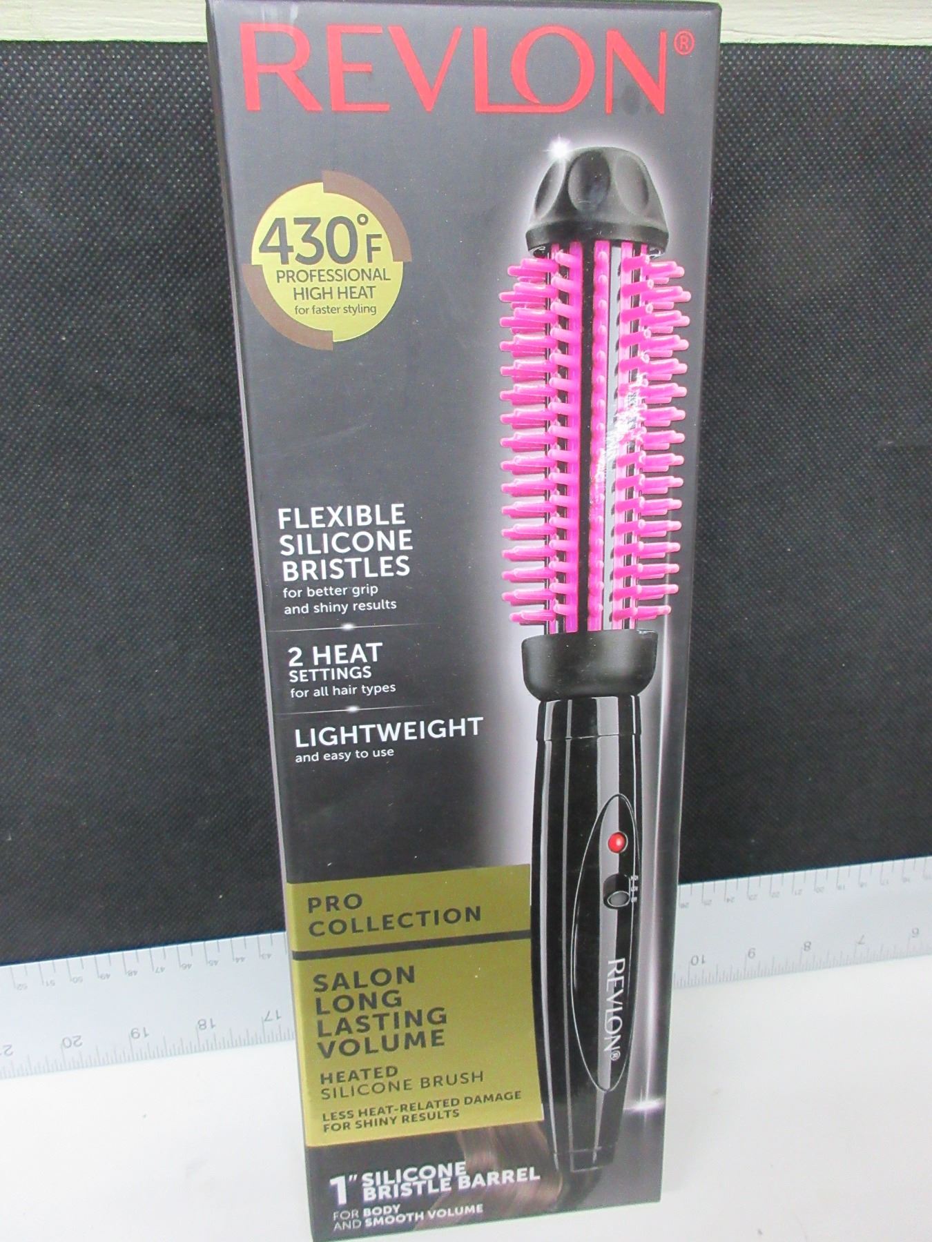 revlon heated silicone brush