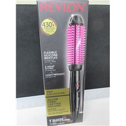 New Revlon Heated Silicone Brush flexible silicone bristels