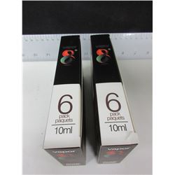 2 packs of 6 Vapor 10ml Bottles / 100% USA Liquid / coffee&cream