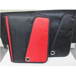 2 New Casemate Zippered Binders