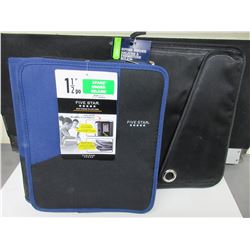 2 New  Zippered Binders / Mead 5 star & Casemate
