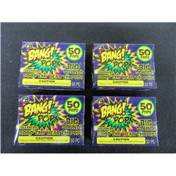 4 New BANG POPS / drom em or throw em Big Bang!