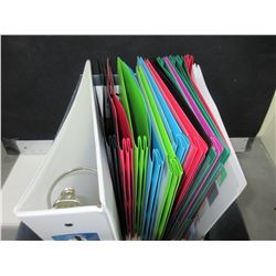 Box full of Folders and Binder