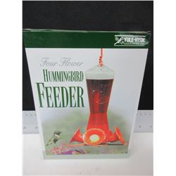 New 4 Flower Hummingbird Feeder