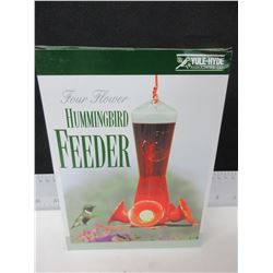 New 4 Flower Hummingbird Feeder