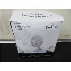 New desk clip Fan 6 inch tested working