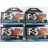 Image 1 : 4 New Packs F:5 Mens Razor Blades with lube strip 4 Cartridges per pack
