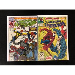 THE AMAZING SPIDER-MAN COMIC BOOK LOT #354/ #378 (MARVEL COMICS)