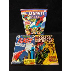 COMIC BOOK LOT (MARVEL TALES/ FLASH/ DOCTOR STRANGE)