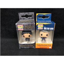 POP! POCKET KEYCHAIN LOT (JON SNOW/ DR. WHO)