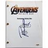 Image 1 : Robert Downey Jr. Signed "Avengers: Infinity War" Full Movie Script (PSA COA)