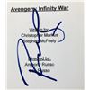 Image 2 : Robert Downey Jr. Signed "Avengers: Infinity War" Full Movie Script (PSA COA)