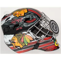Tony Esposito Signed Blackhawks Full-Size Goalie Mask Inscribed "HOF 88" (Schwartz COA)