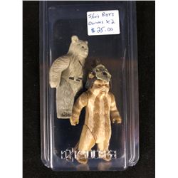 STAR WARS EWOKS X 2 ACTION FIGURES