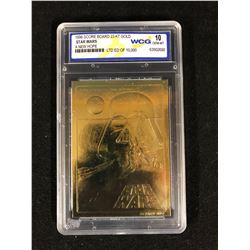 1996 SCORE BOARD 23 KT GOLD STAR WARS A NEW HOPE LTD ED OF 10,000 (10 GEM MINT) WCG