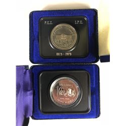 CANADIAN DOLLAR COIN LOT (1974 WINNIPEG/ 1973 PEI)