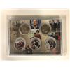 Image 1 : Set of (5) 2017 John F. Kennedy Assassination Colorized Half-Dollar Centennial Celebration