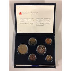 1988 Royal Canadian Mint 6 Piece Proof Like Coin Set