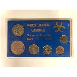 1871-1971 BRITISH COLUMBIA CENTENNIAL SOUVENIR COIN SET