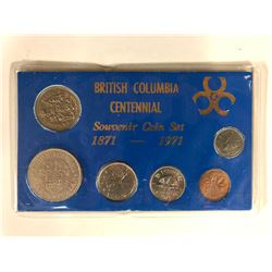 1871-1971 BRITISH COLUMBIA CENTENNIAL SOUVENIR COIN SET