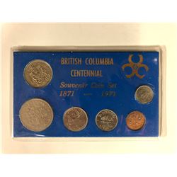 1871-1971 BRITISH COLUMBIA CENTENNIAL SOUVENIR COIN SET