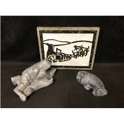 INUIT SOAPSTONE LOT